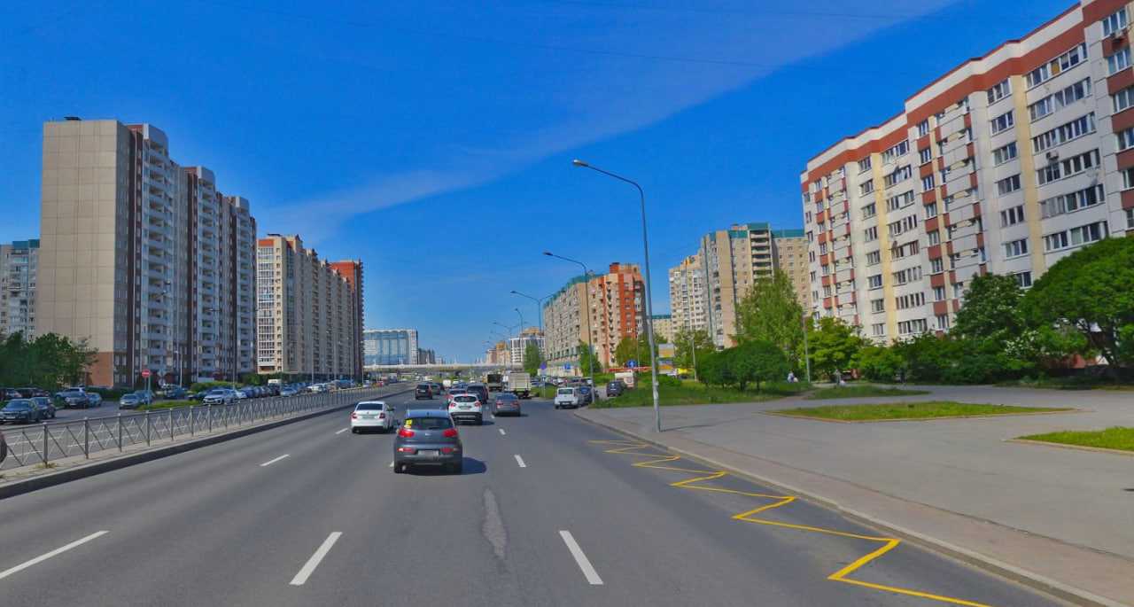 Богатырский проспект. Яндекс.Карты